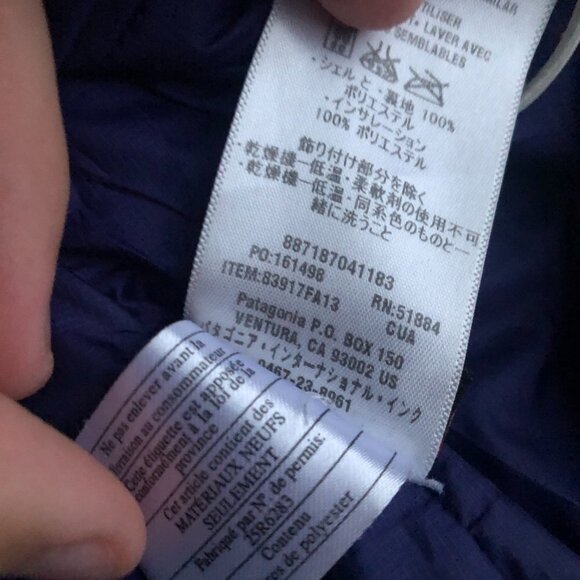 Patagonia Micro Puff Jacket Large Blue - Picture 3 of 13